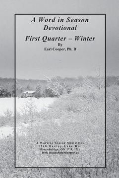 portada A Word in Season Devotional First Quarter: Winter (en Inglés)