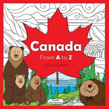 portada Canada from A to Z: coloring book (en Inglés)