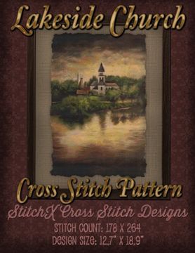 portada Lakeside Church Cross Stitch Pattern