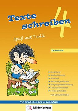 portada Texte Schreiben - Spaß mit Trolli 4: Druckschrift (en Alemán)
