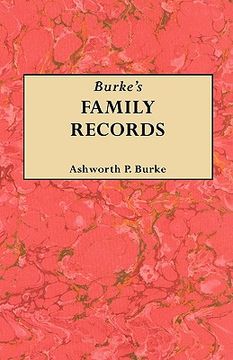 portada burke's family records (in English)