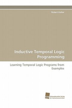 portada inductive temporal logic programming (in English)