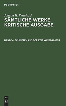 portada Schriften aus der Zeit von 1801-1803 