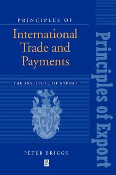 portada principles of international trade and payments (in English)