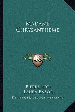 portada madame chrysantheme (en Inglés)