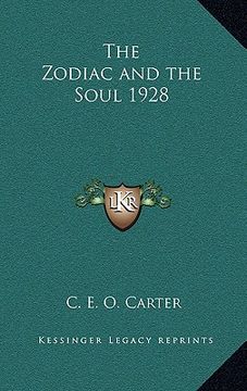 portada the zodiac and the soul 1928 (en Inglés)