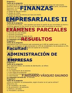 portada Finanzas Empresariales II-Ex