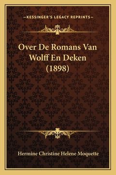 portada Over De Romans Van Wolff En Deken (1898)