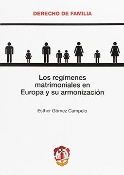 portada Los regímenes matrimoniales en Europa y su armonización (Familia y Derecho)