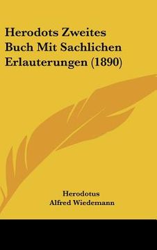 portada herodots zweites buch mit sachlichen erlauterungen (1890) (en Inglés)