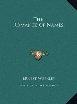 portada the romance of names