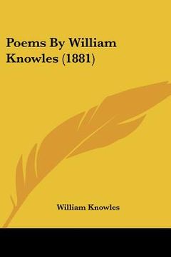 portada poems by william knowles (1881) (en Inglés)