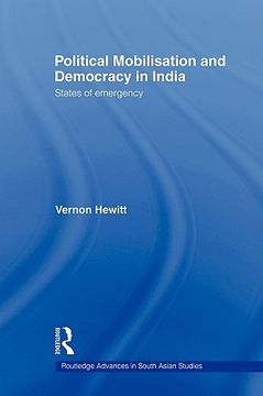 portada political mobilisation and democracy in india: states of emergency (in English)