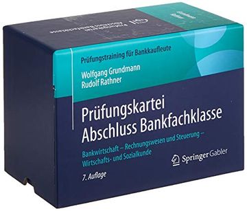portada Prüfungskartei Abschluss Bankfachklasse: Bankwirtschaft - Rechnungswesen und Steuerung - Wirtschafts- und Sozialkunde (Prüfungstraining für Bankkaufleute) (in German)
