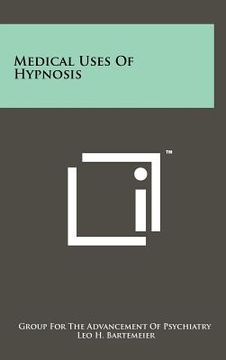 portada medical uses of hypnosis (en Inglés)
