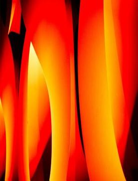 portada Abstract Flames Notebook: College Ruled 100 Sheets/200 Pages 7.44x9.69