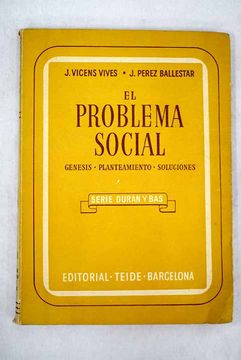portada El problema social: génesis, planteamiento, soluciones