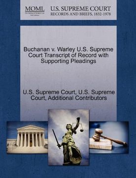 buchanan v. warley u.s. supreme court transcript of record with supporting pleadings