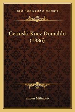 portada Cetinski Knez Domaldo (1886) (en Serbio)