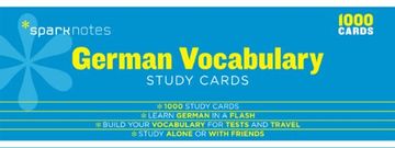 portada German Vocabulary Sparknotes Study Cards