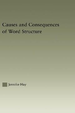 portada causes and consequences of word structure (en Inglés)