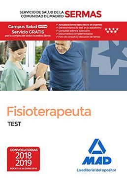 portada Fisioterapeuta: Servicio de Salud de la Comunidad de Madrid. Test