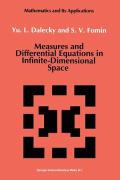 portada Measures and Differential Equations in Infinite-Dimensional Space (en Inglés)