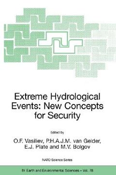 portada extreme hydrological events: new concepts for security (en Inglés)