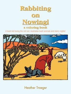 portada rabbiting on nowingi - a coloring book