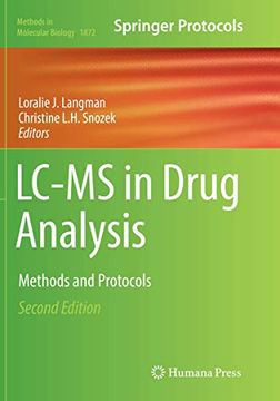 portada LC-MS in Drug Analysis: Methods and Protocols (in English)