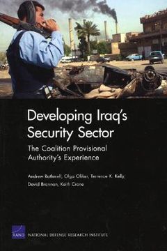 portada developing iraq's security sector: the coalition provisional authority's experience (in English)