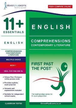 portada 11+ Essentials English Comprehensions: Contemporary Literature Book 1 (First Past the Post)
