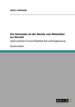 portada Die Fahrenden an der Wende vom Mittelalter zur Neuzeit (German Edition)