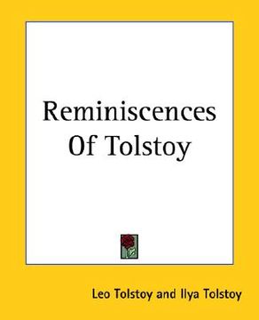 portada reminiscences of tolstoy (en Inglés)