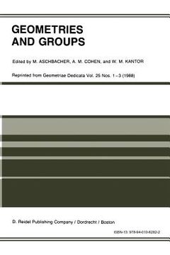 portada Geometries and Groups: Proceedings of the Workshop Geometries and Groups, Finite and Algebraic, Noorwijkerhout, Holland, March 1986