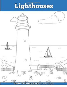 portada Lighthouses: Adult Coloring Book