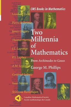 portada Two Millennia of Mathematics: From Archimedes to Gauss (in English)