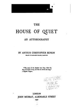 portada The House of Quiet, an Autobiography
