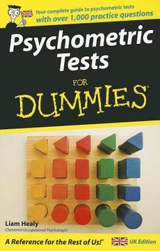 portada psychometric tests for dummies (en Inglés)