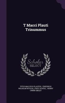 portada T Macci Plauti Trinummus