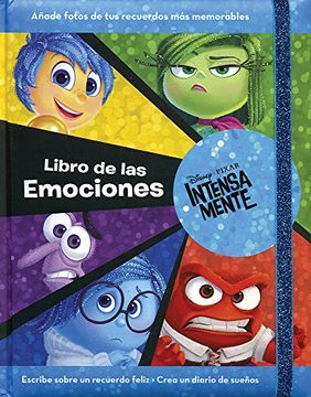 portada Disney Pixar Intensa Mente Libro de las Emociones