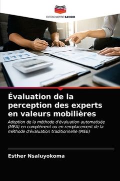 portada Évaluation de la perception des experts en valeurs mobilières (en Francés)