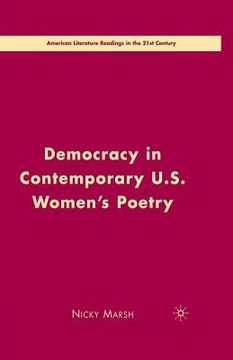 portada Democracy in Contemporary U.S. Women's Poetry