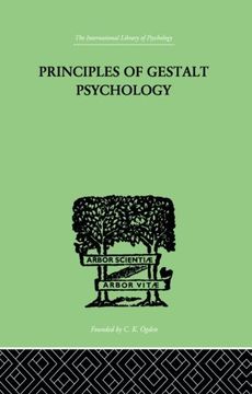 portada Principles of Gestalt Psychology (The International Library of Psychology - Cognitive Psychology) (en Inglés)