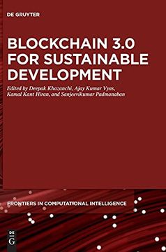 portada Blockchain 3. 0 for Sustainable Development: 10 (de Gruyter Frontiers in Computational Intelligence, 10) 
