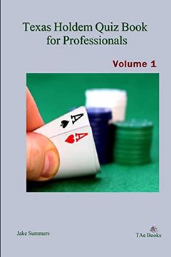 portada Texas Holdem Quiz Book for Professionals, Volume 1 (in English)
