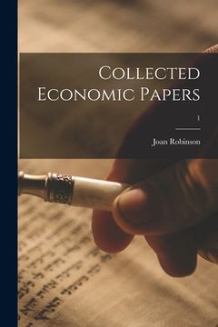 portada Collected Economic Papers; 1 (en Inglés)
