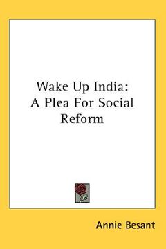 portada wake up india: a plea for social reform (en Inglés)