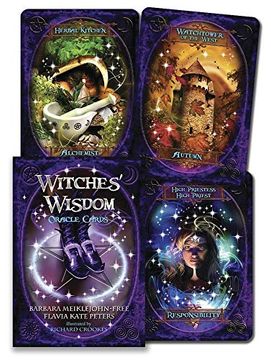 portada Witches' Wisdom Oracle Cards (libro en Inglés)