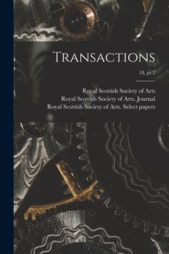 portada Transactions; 18, pt.2 (in English)